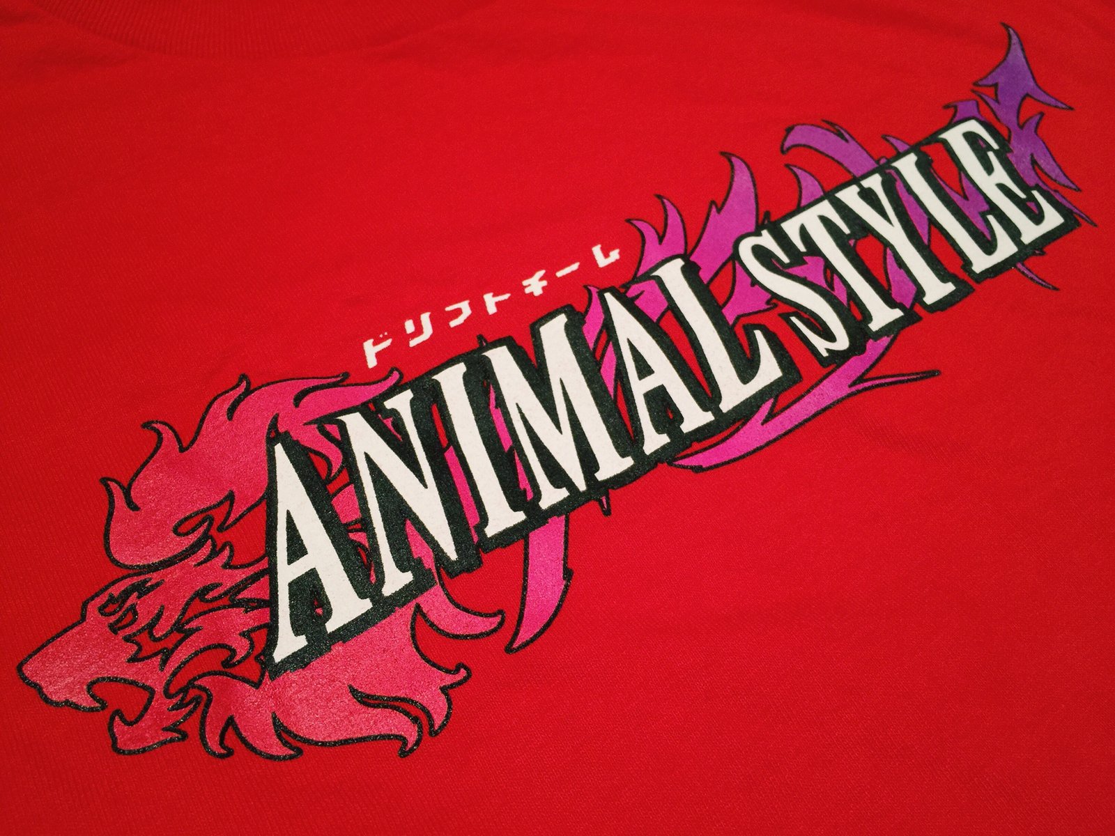 Animal Style Classic logo Tee (red) / Animal Style