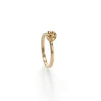 Image 2 of briar rose ring . 14k yellow gold