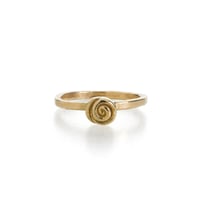 Image 1 of briar rose ring . 14k yellow gold