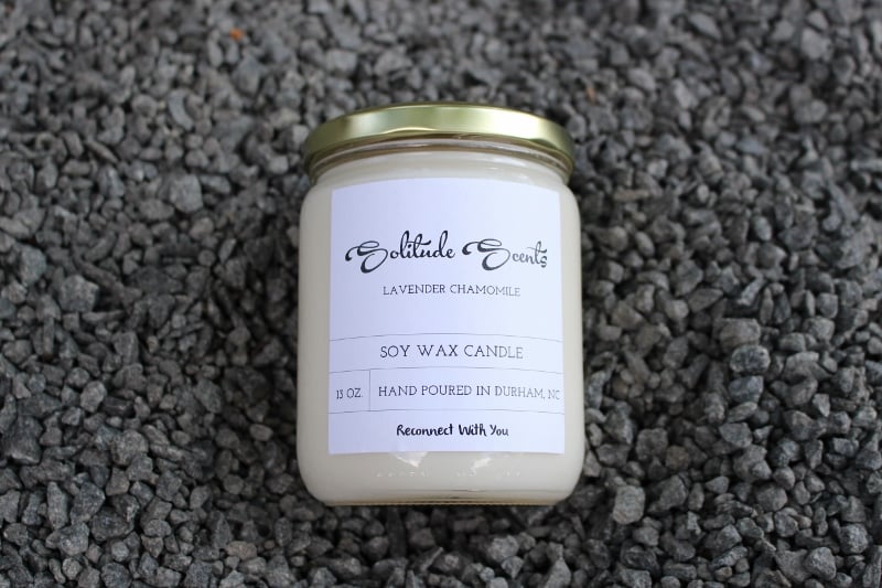 Image of 13 oz. Lavender Chamomile Soy Wax Candle