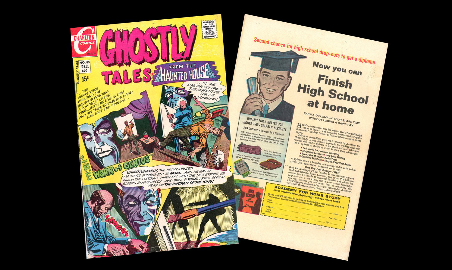GHOSTLY TALES FROM THE HAUNTED HOUSE #83 Dec 1970