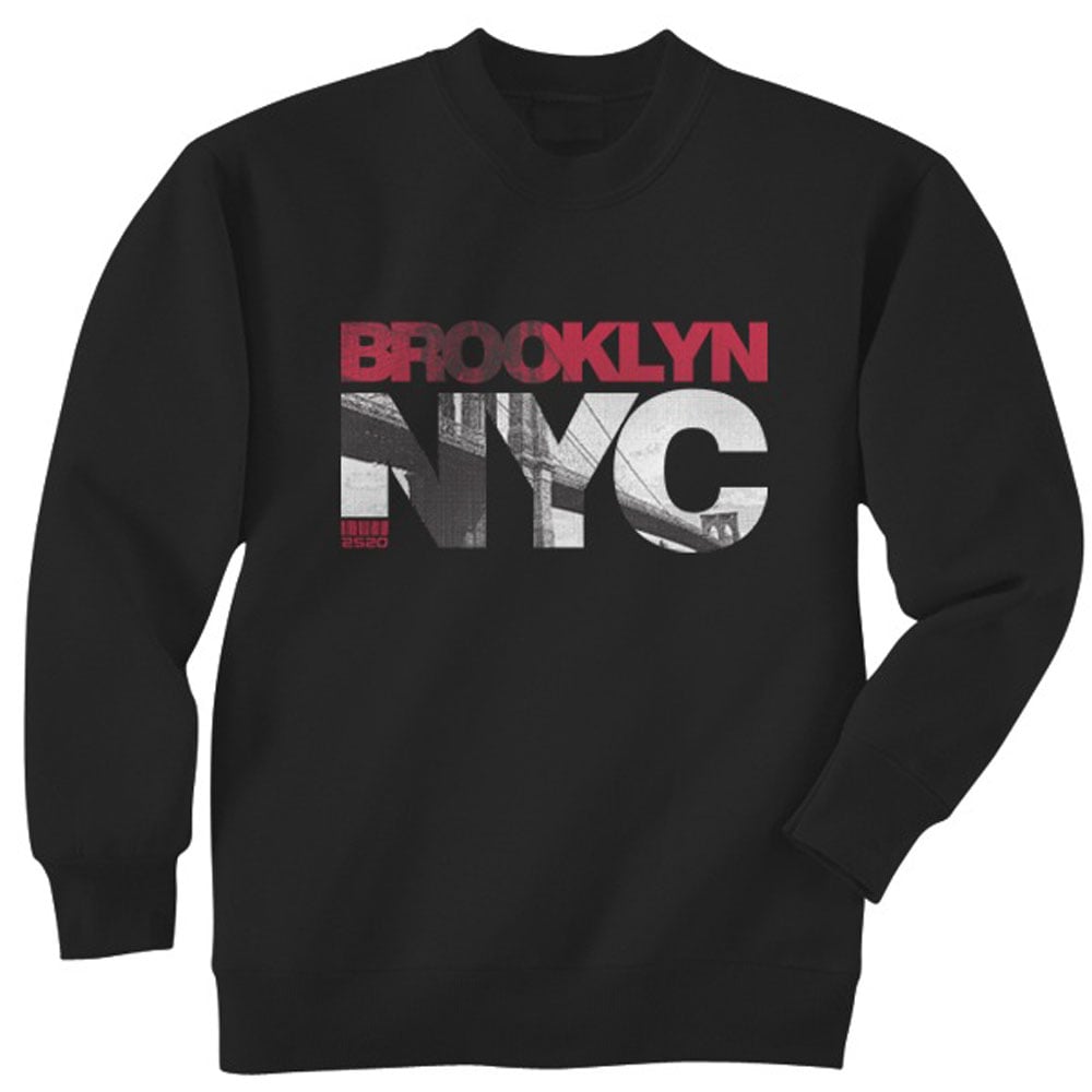 Image of BROOKLYN NYC SWEATSHIRT - BLACK 