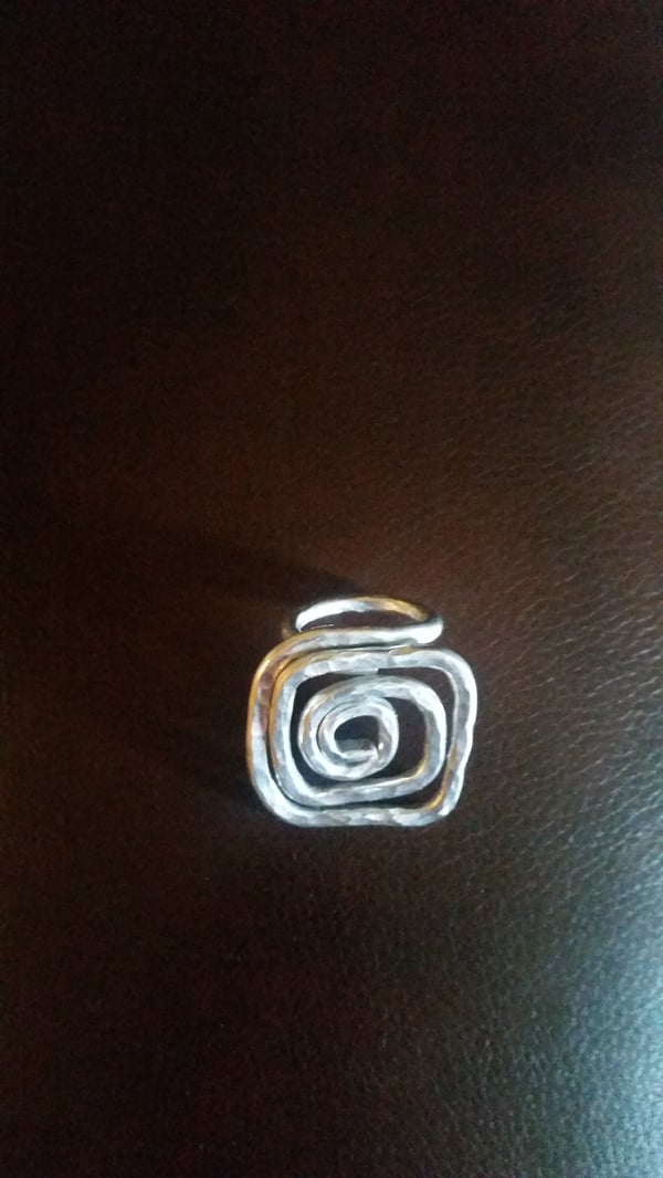 Image of Aluminum Squared Ring