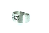 Image 3 of Set your life on fire ring