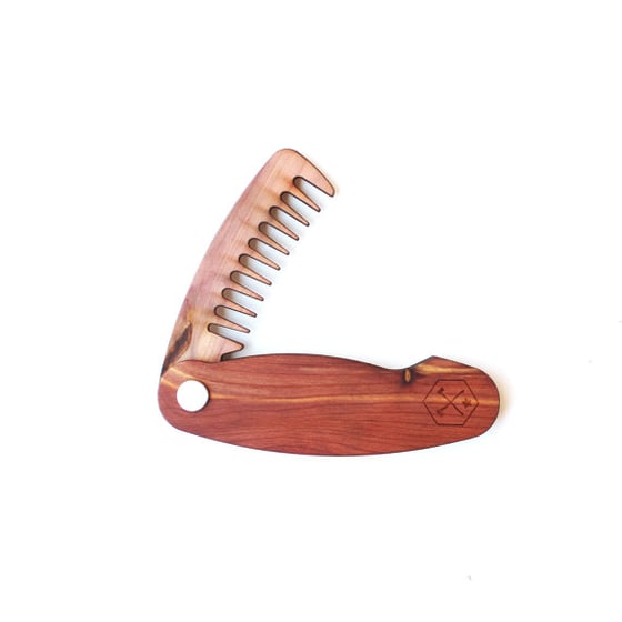 Image of TIMBER Scout - Folding Woodskin Pocket Comb - Free US Shipping