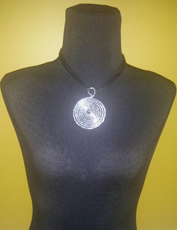 Image of Aluminum Coiled Pendant