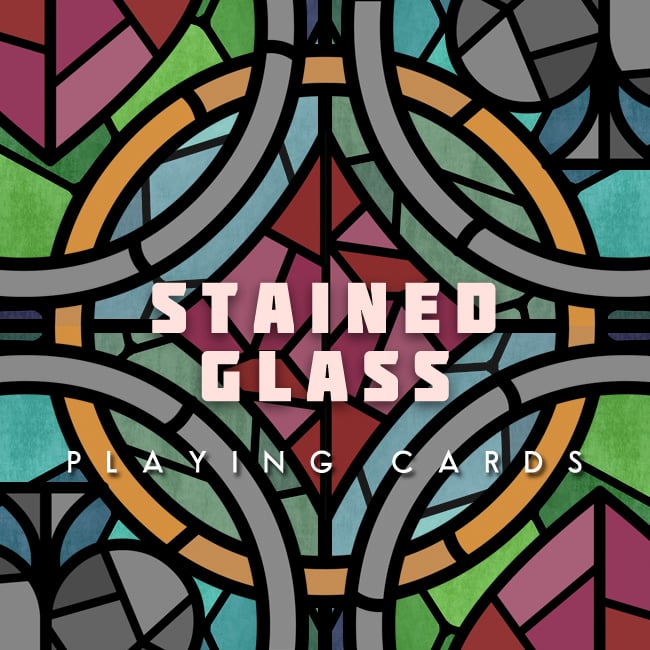 Image of Stained Glass Playing Cards
