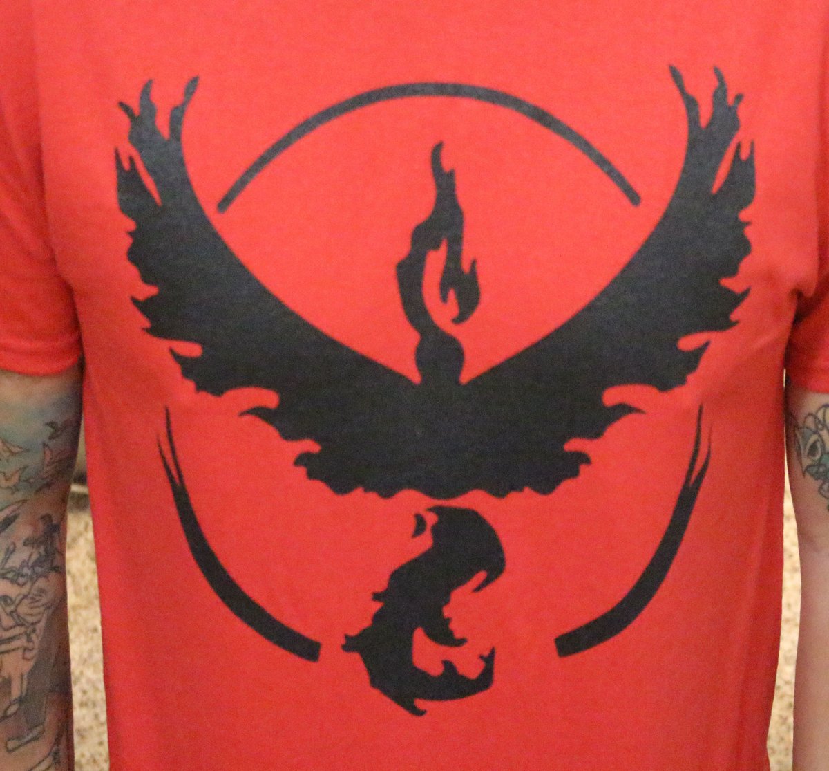Image of Team Valor Logo Short Sleeve Tee - Red