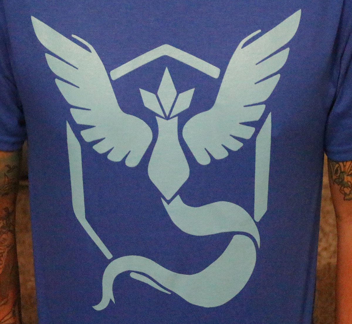 Image of Team Mystic Logo Short Sleeve Tee - Blue
