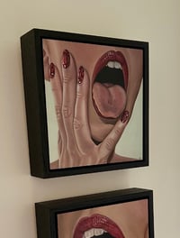 Image 2 of “Flesh and Fascets” original oil painting 