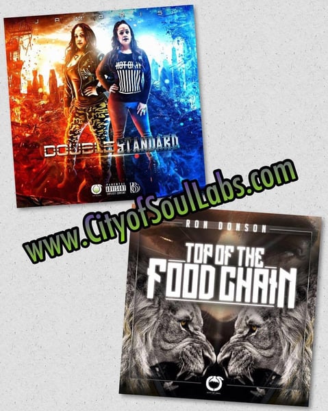 Image of Deluxe CD Set 2 CDs(Ron Donson "Top of the Foodchain" & Jamaris "Double Standard"_