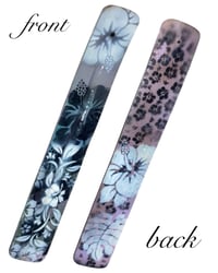 Image 2 of Airbrushed tribal Hibiscus incense holder 