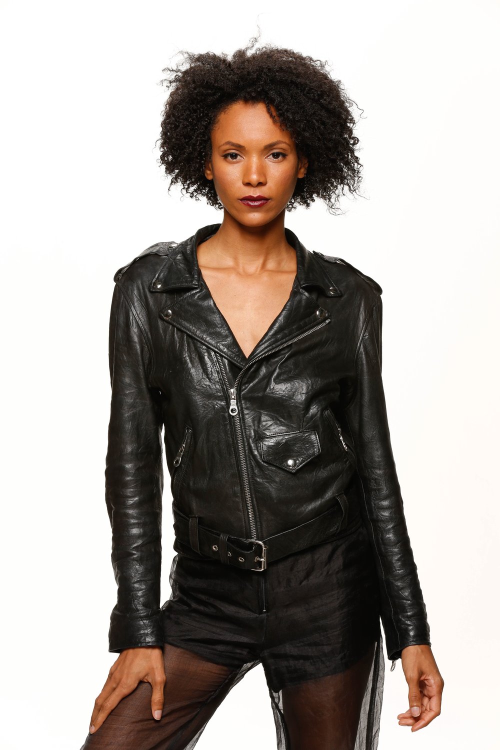 Image of Sustainable Leather Jacket