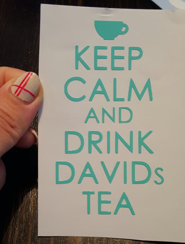Image of Keep Calm Tea Decal