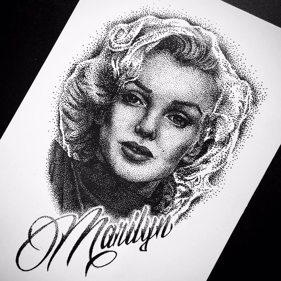 Image of Marilyn Monroe Print - A4