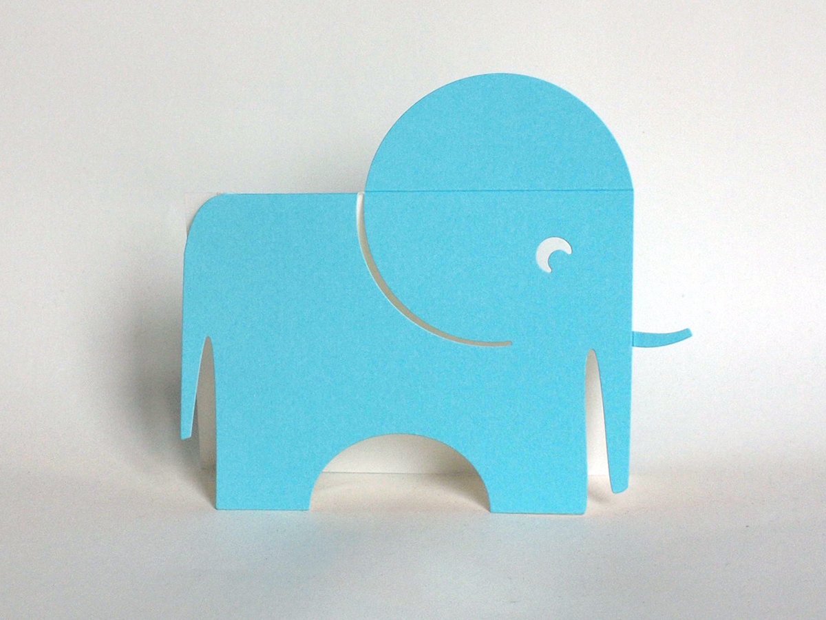 Image of 2 x The Blue Elephant Cards