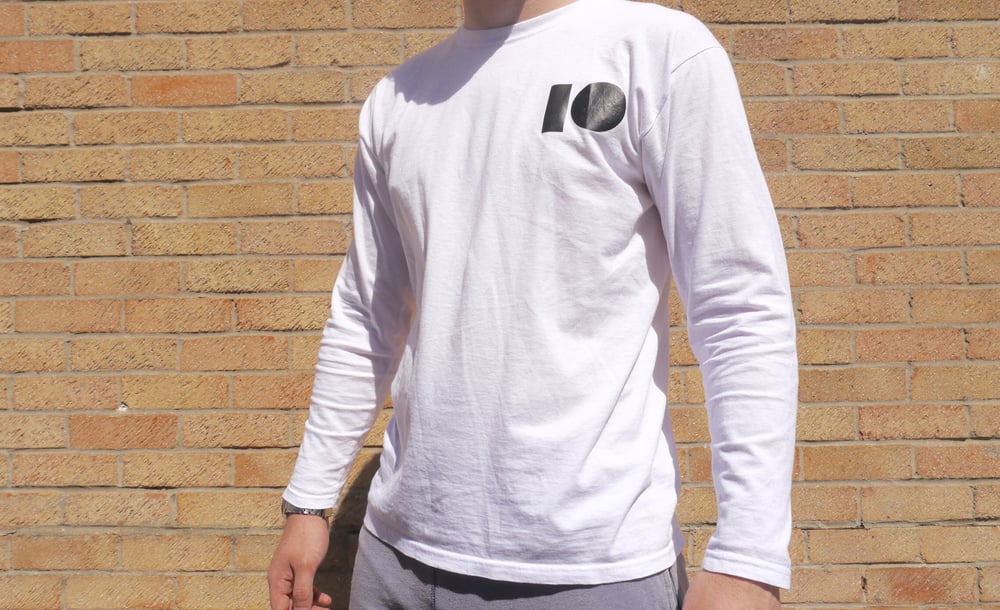 Image of IO White long sleeve T-shirt