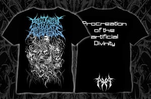 Image of Precognitive Holocaust Annotations – t-shirt “Procreation of the Artificial Divinity”