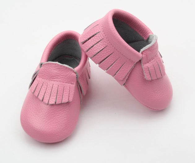 Image of Perfectly Pink - Genuine Leather Moccasins