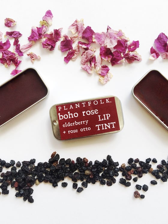 Image of boho rose / elderberry lip tint