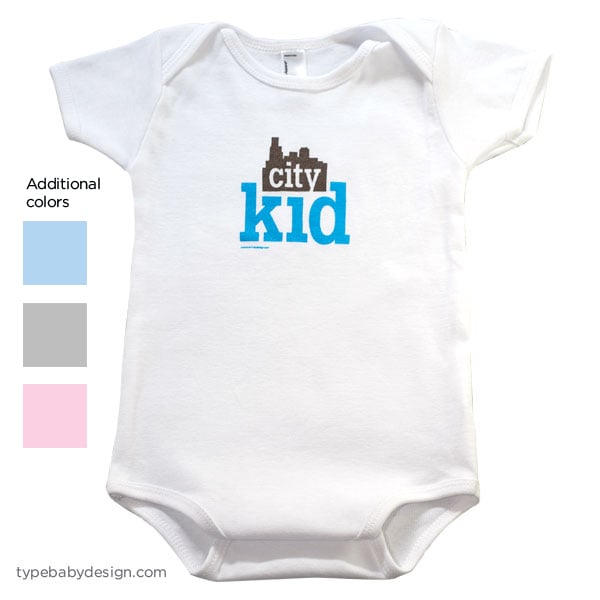 Image of City Kid infant & toddler bodysuit