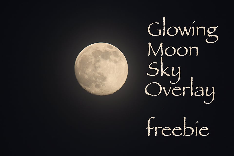 Glowing Moon Sky Overlay Freebie Shoot For The Moon Images Product Shop