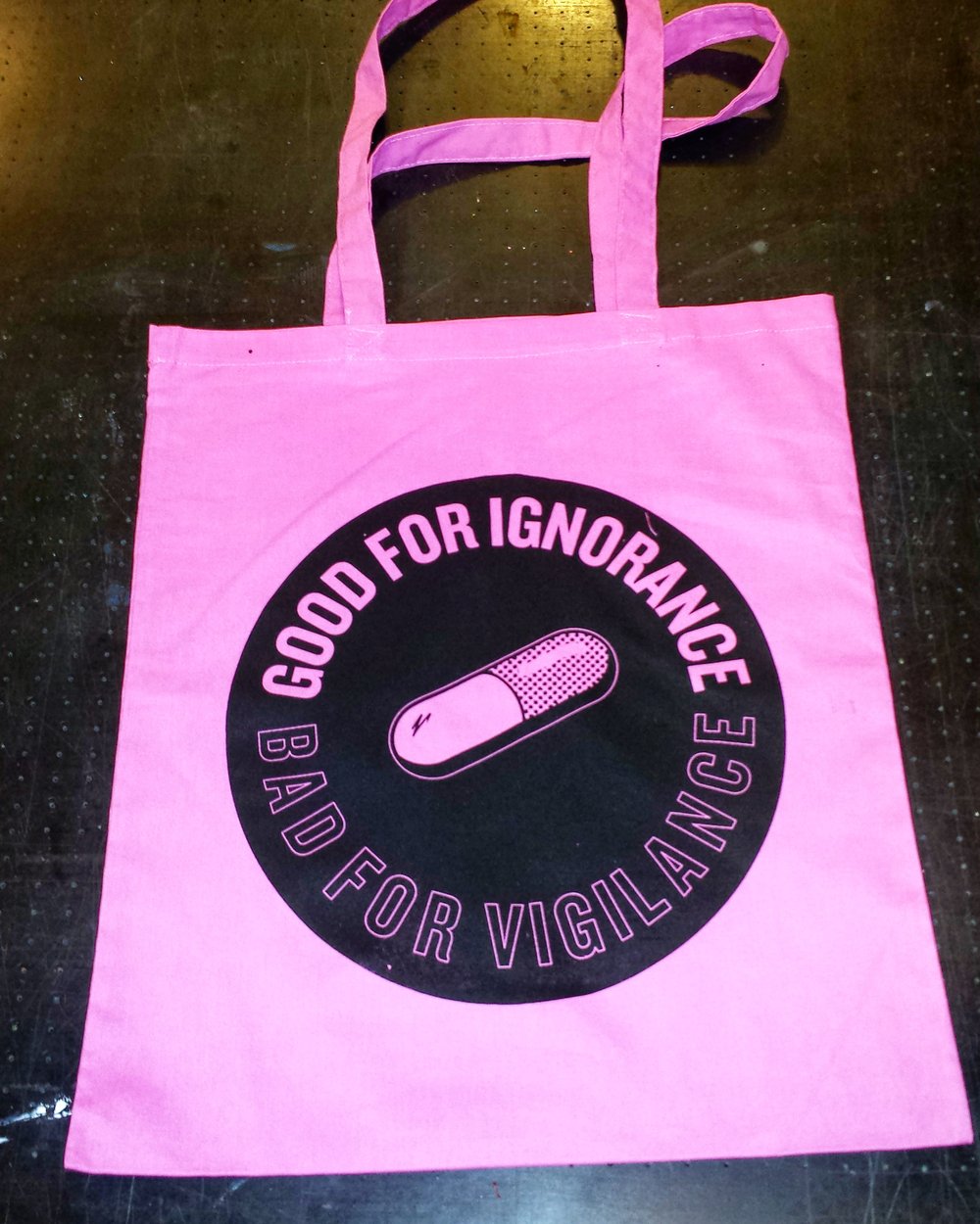 Image of Pink 'KANEDA!!' Tote Bag