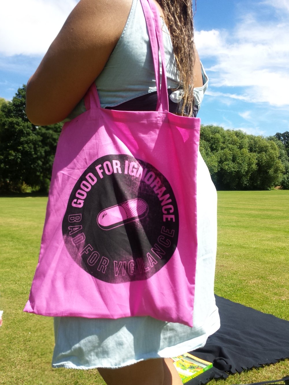 Image of Pink 'KANEDA!!' Tote Bag