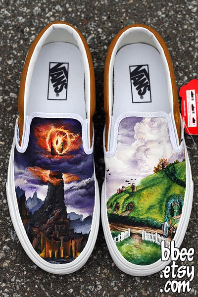 Image of Lord of the Rings Vans (MADE TO ORDER)