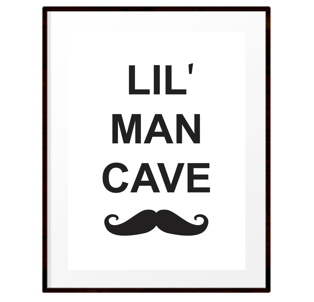 Image of Lil' Man Cave print