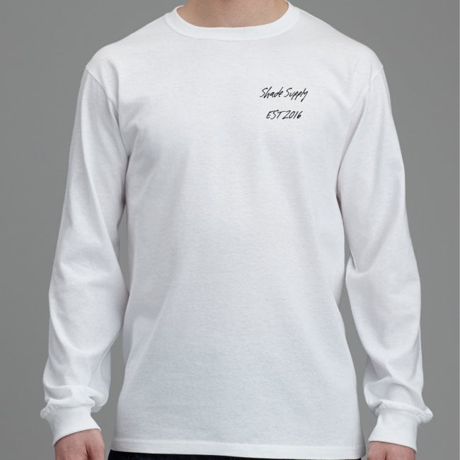 Image of Shade Supply Basic Logo Long Sleeve Tee