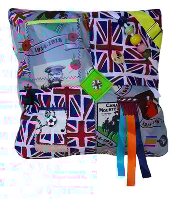 Image of War themed England needs You Dementia Cushion