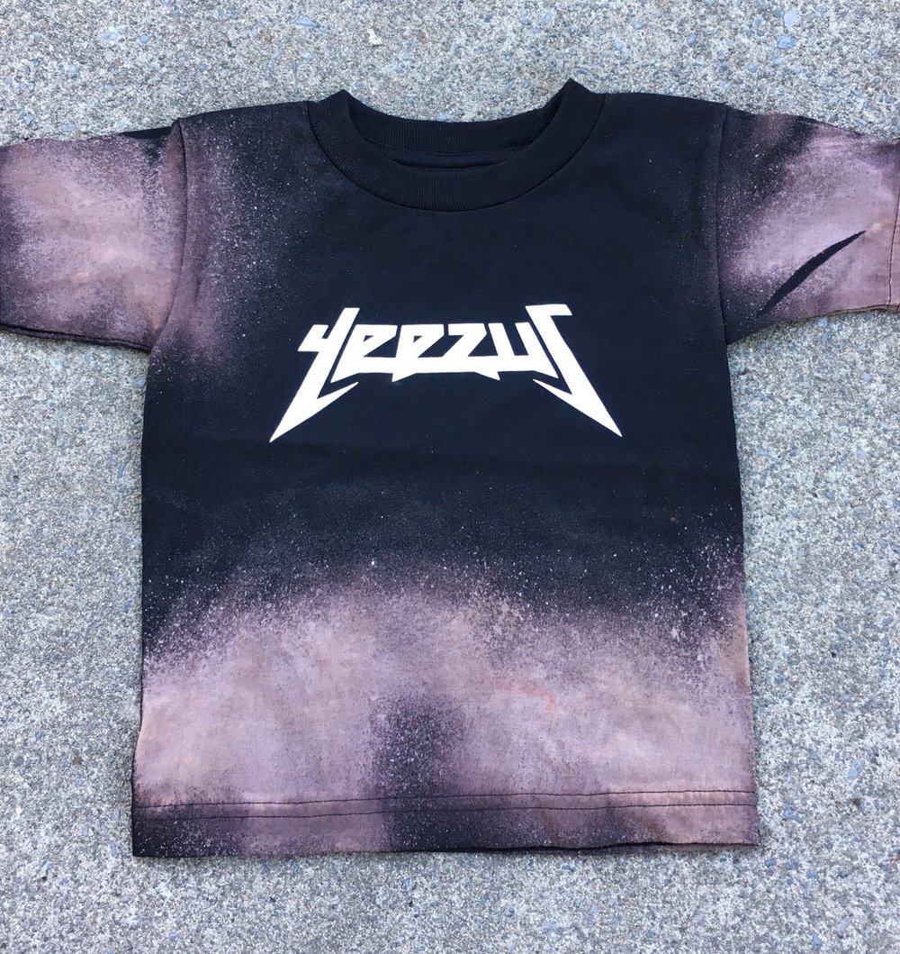 Image of Yeezy Season "Yeezus" Bleached Tee Toddler