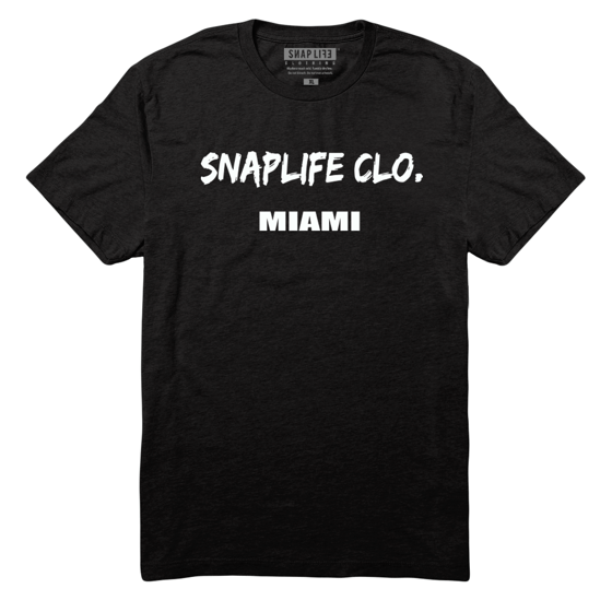 Image of Blk. SnapLife Clo. Tee