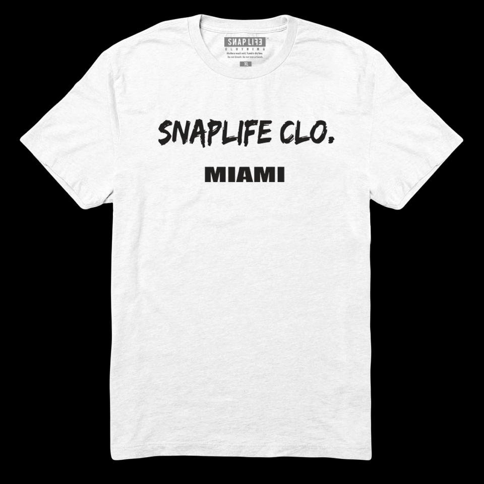 Image of Wh. SnapLife Clo. Tee