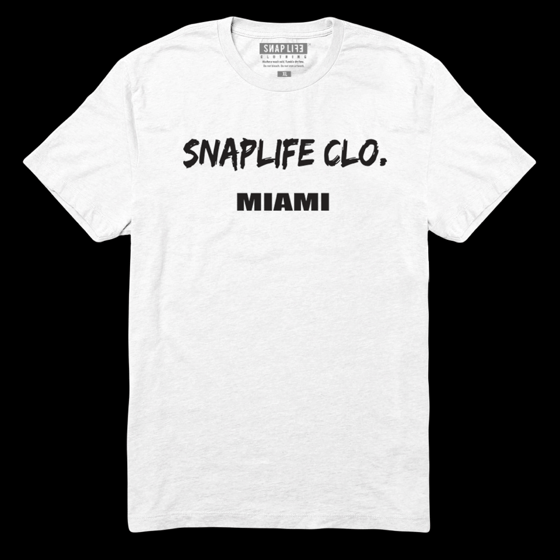 Image of Wh. SnapLife Clo. Tee