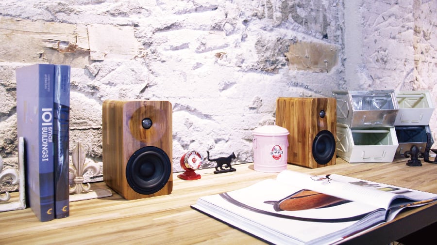 Image of 16 Passive speakers (pair) -teak