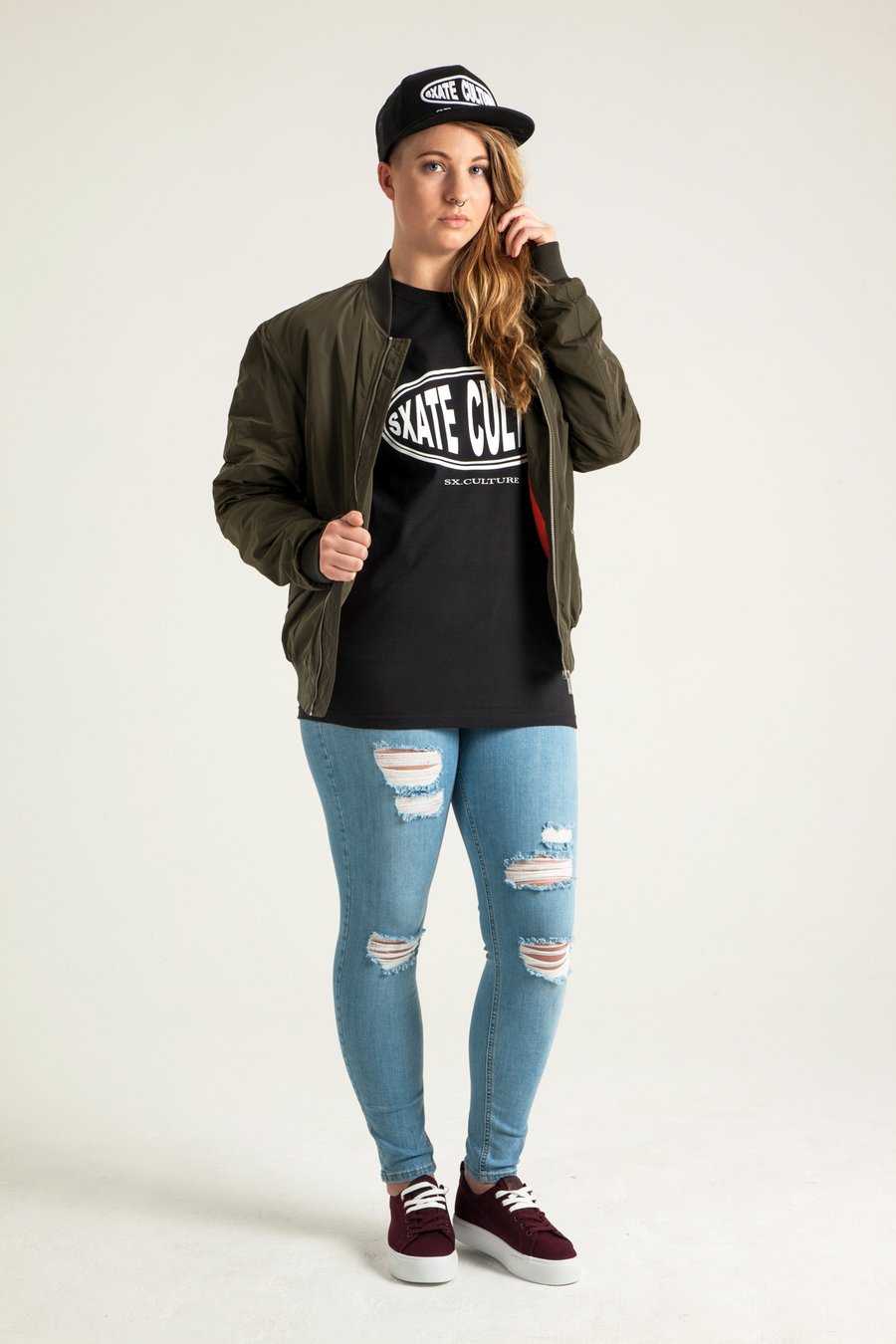 Image of Classic Sxate Black / White T-shirt