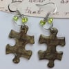 Puzzle Piece Earrings Bricks 2