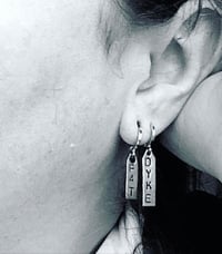Image 1 of Word Earrings