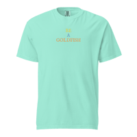Image 4 of "Pickleball is Life...Be a Goldfish" Unisex Garment-dyed Heavyweight T