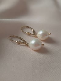 Dormeuses perle de culture 
