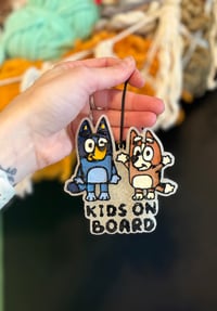 {Bow Ties & Bourbon Scented} Kids On Board Bluey Freshie