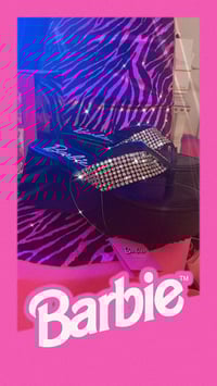 Image 1 of BARBIE BLACK WEDGE PLATFORM SHOES