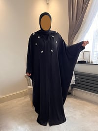 Image 1 of A’ishah kaftan abaya - black 