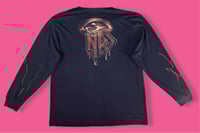 Image 2 of “BUNNY” BLEACH PAINTED LONG SLEEVE T-SHIRT XL