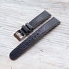 18mm Dark Navy Pigskin In 40’s Style