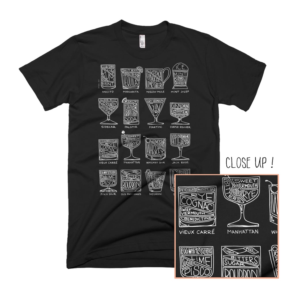 Image of Cocktail Diagram T-shirt