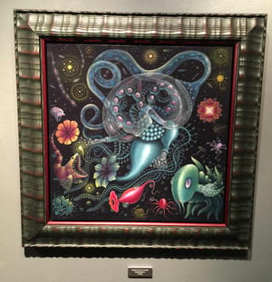 Image of Original Framed Painting ~ "SIPHONOPHORE"  2016