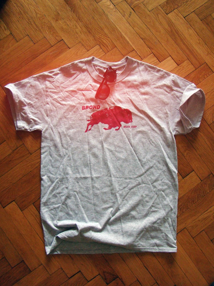 Image of NEVER STOP | RED BISON TEE : boys